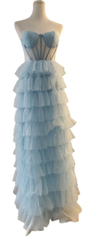 Abito Azzurro| D Dress London